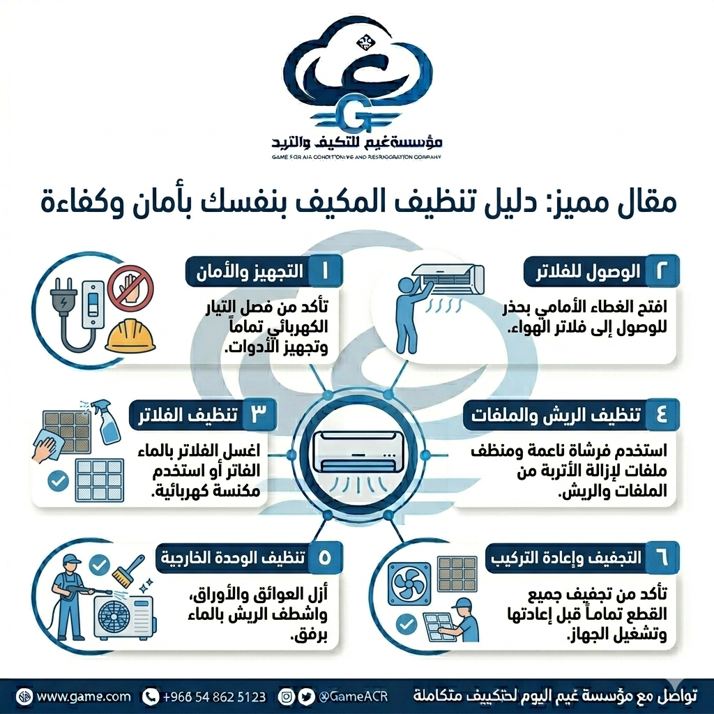 تنظيف المكيف
